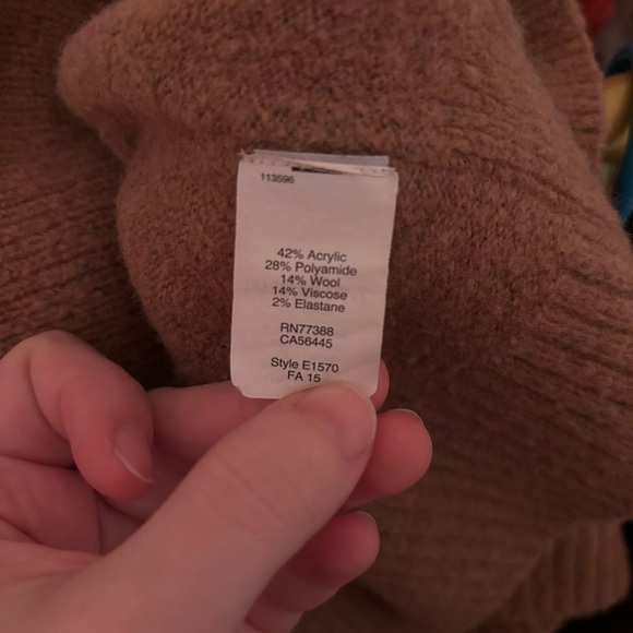 Madewell Warm Tan Crew Neck Sweater - Picture 7 of 7